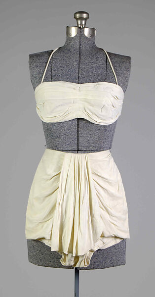 Bathing suit, Carolyn Schnurer (American, born New York, 1908–1998 Palm Beach, Florida), Synthetic, American 