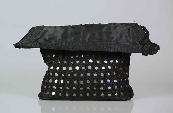 Evening bag, Silk, mica, Indian 