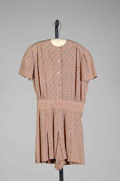 Playsuit, Bonnie Cashin (American, Oakland, California 1908–2000 New York), Synthetic, American 