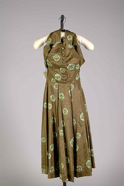 Dress, Carolyn Schnurer (American, born New York, 1908–1998 Palm Beach, Florida), Silk, American 