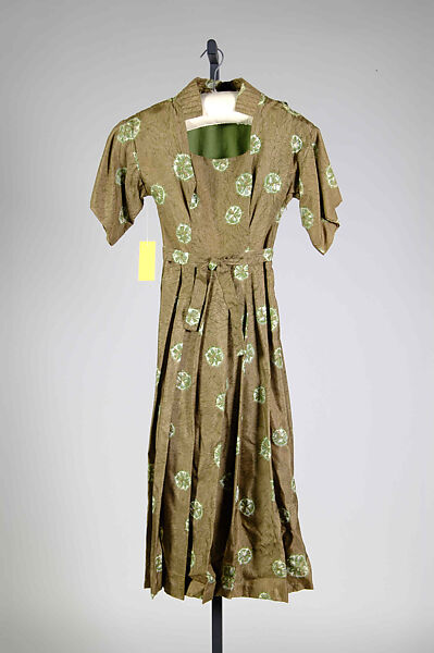 Dress, Carolyn Schnurer (American, born New York, 1908–1998 Palm Beach, Florida), Silk, American 