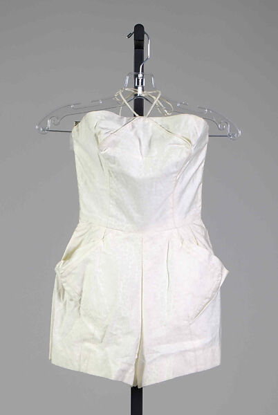 Bathing suit, Carolyn Schnurer (American, born New York, 1908–1998 Palm Beach, Florida), Cotton , American 