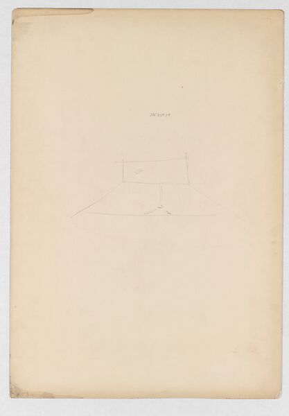 Design for ceiling fixture, Louis C. Tiffany (American, New York 1848–1933 New York), Gouache, colored pencil, and graphite on off-white tracing paper with vertical grain direction, on wove paper-faced and backed artist board, American