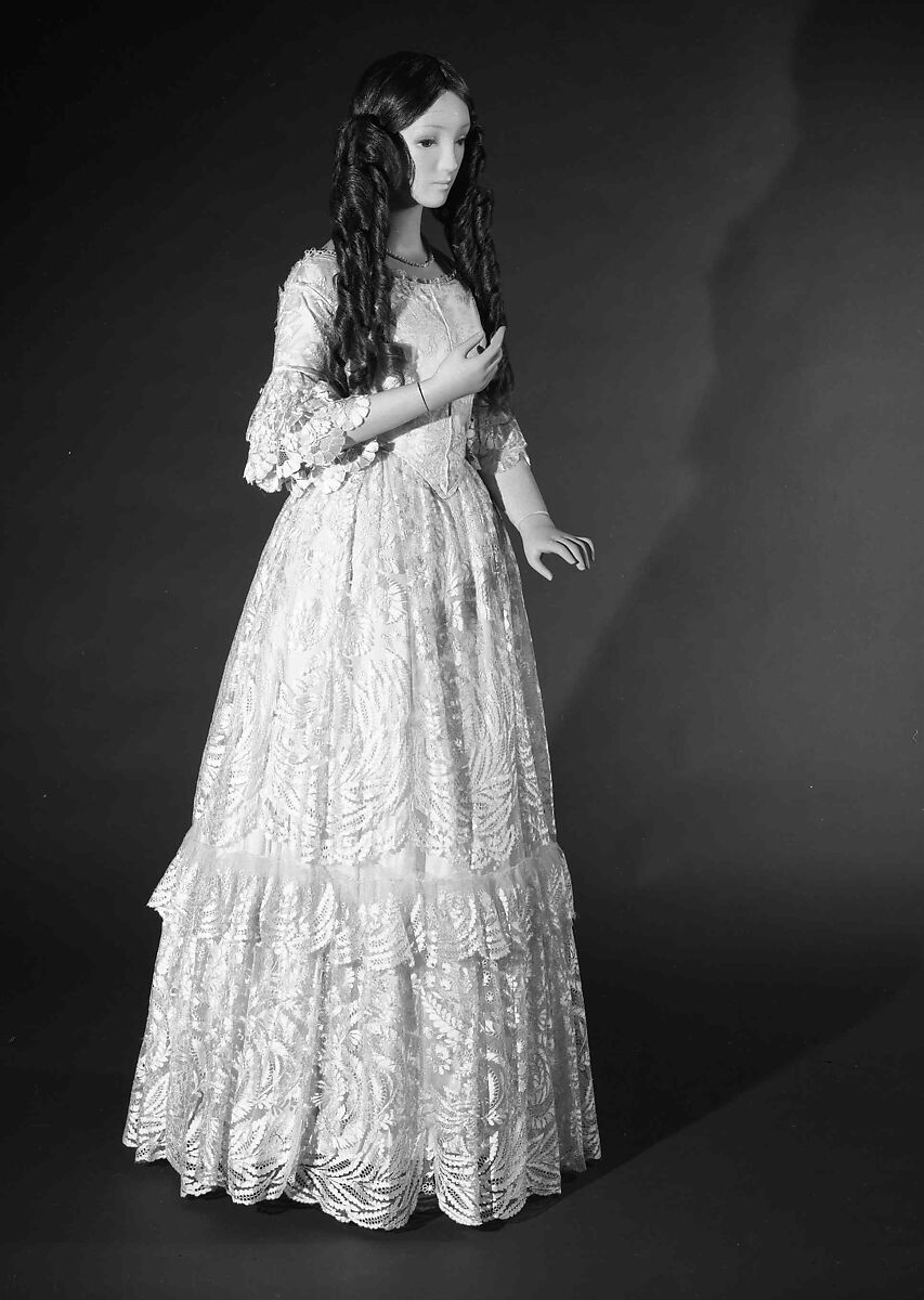 Wedding ensemble, Silk, probably Mexican