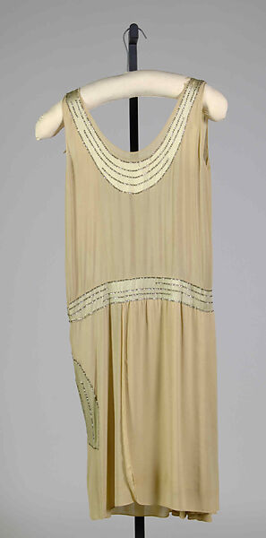Evening dress, Lucien Lelong (French, 1889–1958), Silk, rhinestones, French