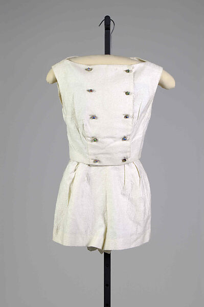 Beachwear, Carolyn Schnurer (American, born New York, 1908–1998 Palm Beach, Florida), Cotton, American