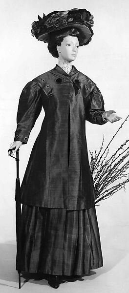 Afternoon suit, Silk, American