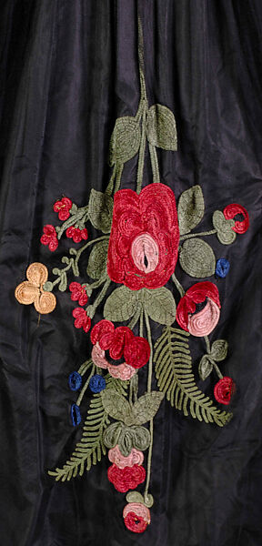 Evening dress, Attributed to House of Lanvin (French, founded 1889), Silk, French