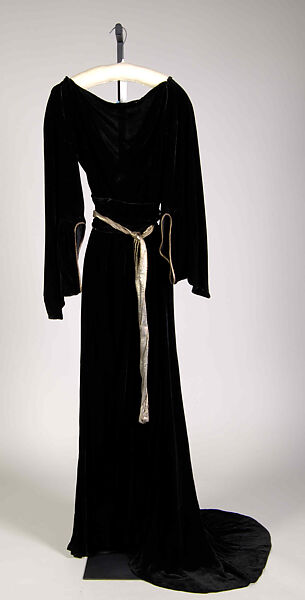 Dinner dress, Jessie Franklin Turner (American, 1923–1943), Silk, American 