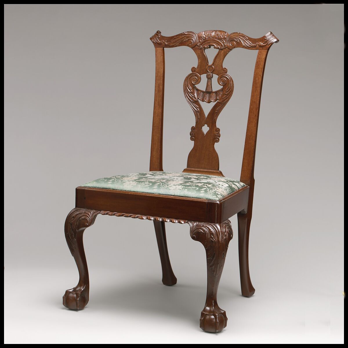 Side Chair, Mahogany, sweet gum, American 