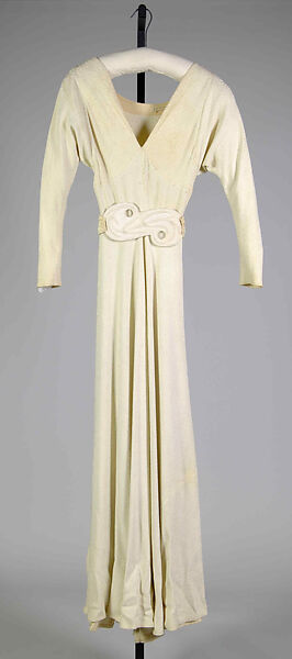 Evening dress, Valentina (American, born Kyiv 1899–1989), Silk, American 