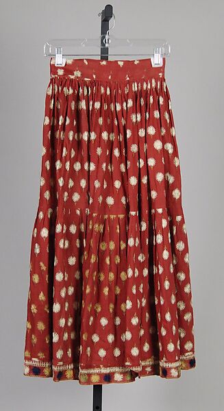 Skirt, Cotton, silk, Indian 