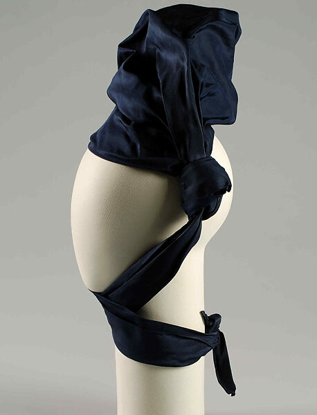 Turban, Possibly Madame Grès (Germaine Émilie Krebs) (French, Paris 1903–1993 Var region), Silk, French