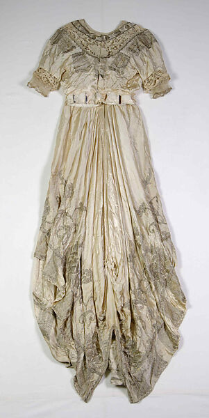 Evening dress, Callot Soeurs (French, active 1895–1937), Silk, metallic, French