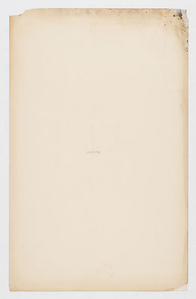 Design for hanging light fixture, Louis C. Tiffany (American, New York 1848–1933 New York), Watercolor and graphite drawing on heavy paper., American