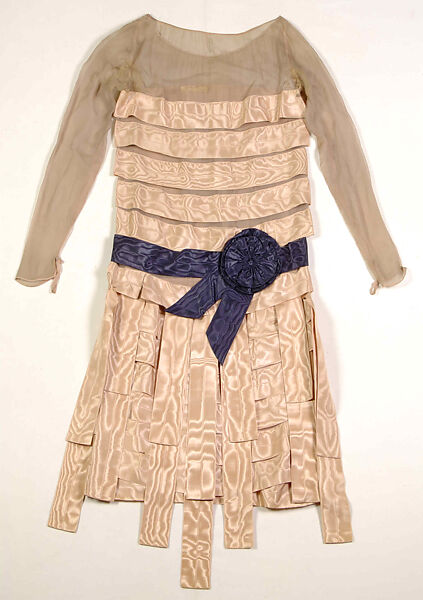Evening dress, House of Lanvin (French, founded 1889), Silk, French 