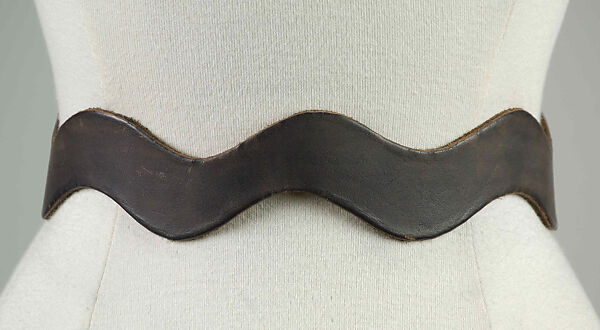 Belt, Claire Kennedy (American), Leather, metal, American