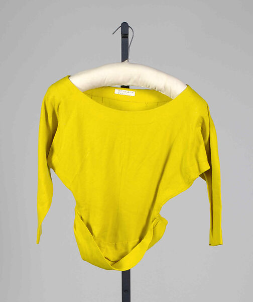 Blouse, Valentina (American, born Kyiv 1899–1989), Wool, American 