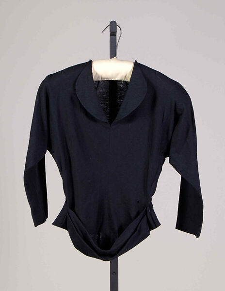 Evening blouse, Valentina (American, born Kyiv 1899–1989), Wool, American 