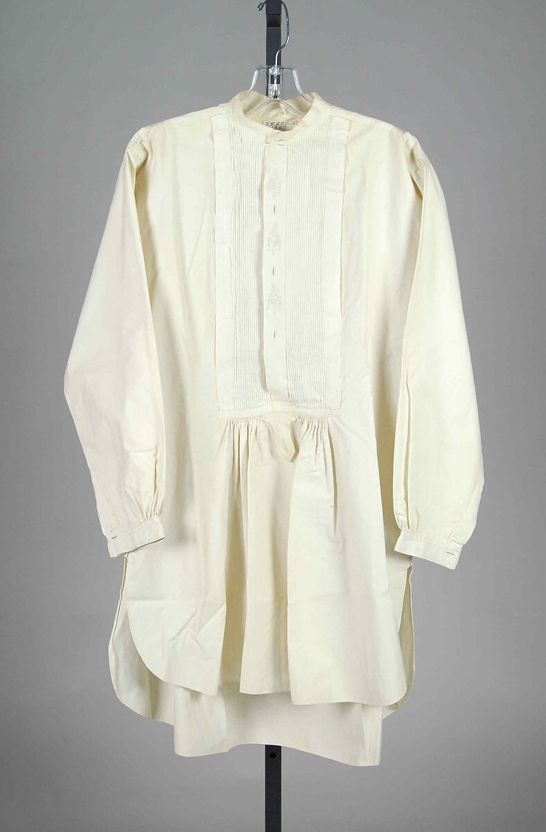 Wedding shirt, Linen, American 