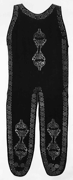 Evening overdress, Attributed to Gallenga (Italian, 1918–1974), Silk, metallic, Italian