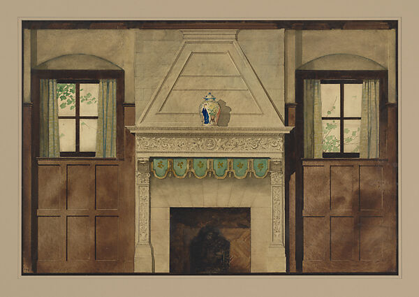 Design for a fireplace wall