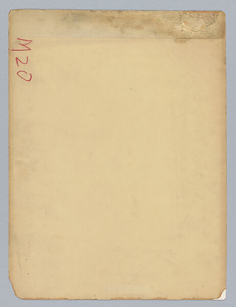 "Scheme for Fountain, Residence of Mr. Charles W. Schaeffer, 812 First Street,  Dayton, Ohio", Louis C. Tiffany (American, New York 1848–1933 New York), Transparent and opaque watercolor and graphite on paper mounted on paperboard, American