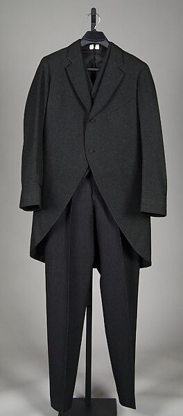 Morning suit, Browning, King &amp; Company (American, 1868–1934), Wool, silk, American 