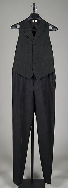 Morning suit, Browning, King &amp; Company (American, 1868–1934), Wool, silk, American