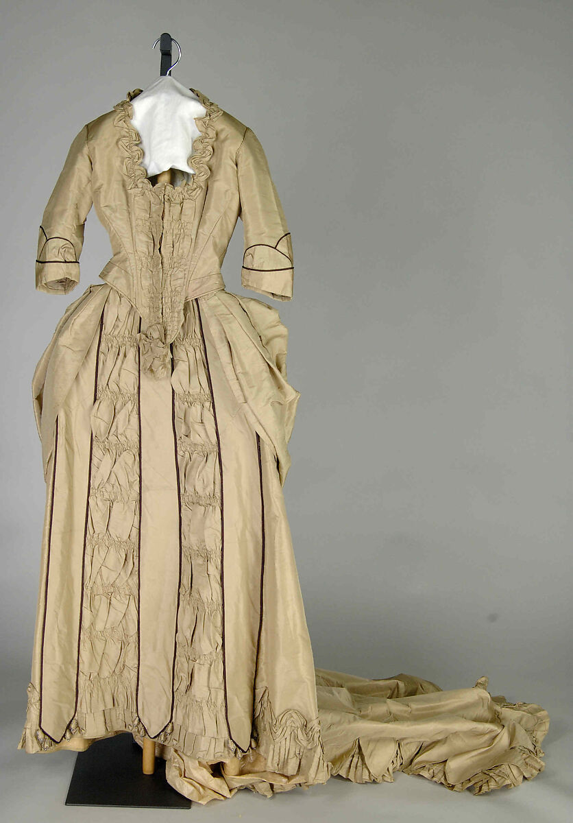 Wedding Dress, Silk, American 