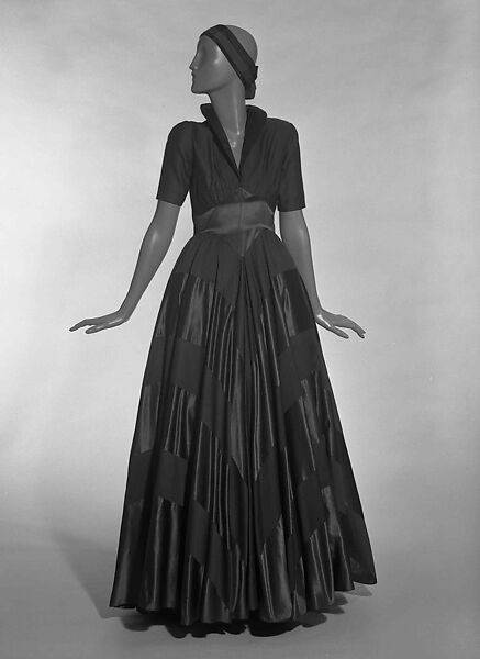 Evening dress, Elizabeth Hawes (American, Ridgewood, New Jersey 1903–1971 New York), Cotton, American