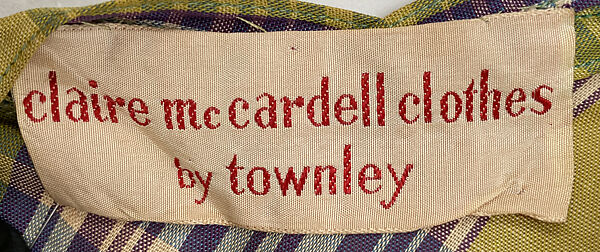 Sundress, Claire McCardell (American, 1905–1958), Cotton, American