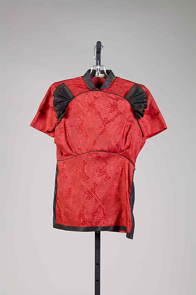 Evening blouse, Silk, American 