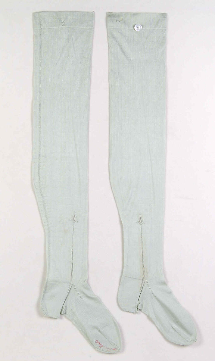 Stockings, Bon Marché (French, founded ca. 1852), Silk, French 