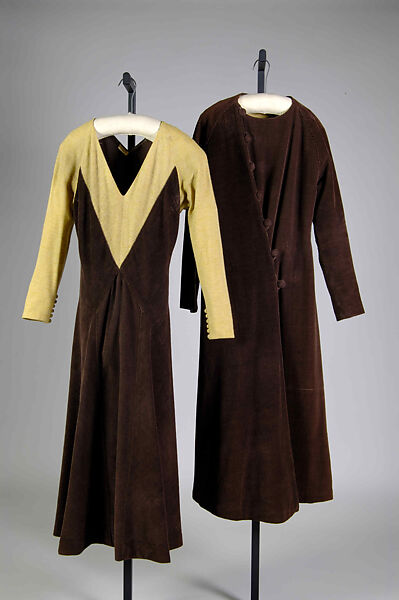"Sunny Side Up"; "Button Up Your Overcoat", Hawes Incorporated (American, 1928–40; 1947–48), Cotton, wool, American 