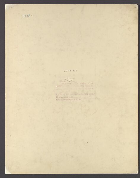 Design for firescreen, Louis C. Tiffany (American, New York 1848–1933 New York), Watercolor and graphite on off-white lightweight artist board, American