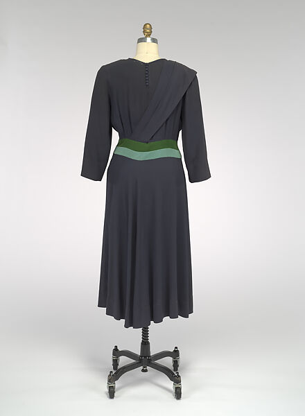 Dress, Elizabeth Hawes (American, Ridgewood, New Jersey 1903–1971 New York), Silk, American