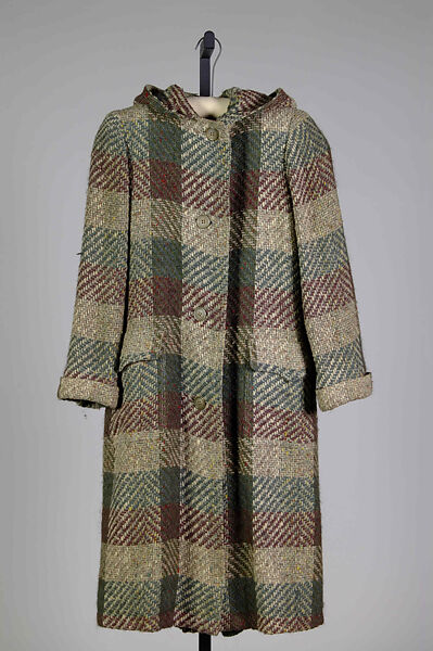 Coat, Bonnie Cashin (American, Oakland, California 1908–2000 New York), Wool , American 