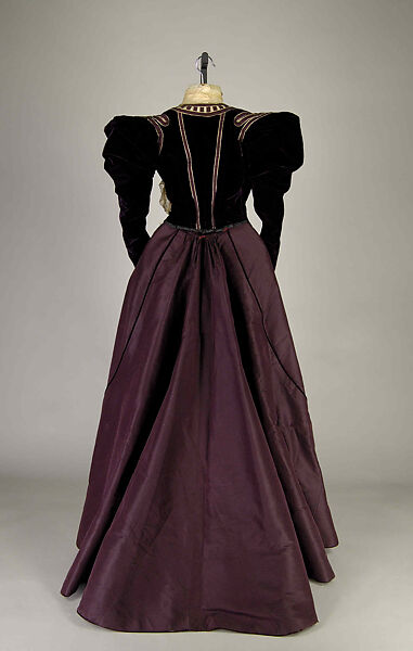 Afternoon dress, Shea Importer, Silk, American