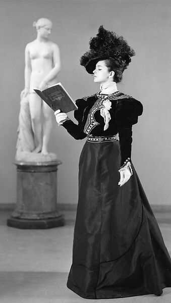 Afternoon dress, Shea Importer, Silk, American