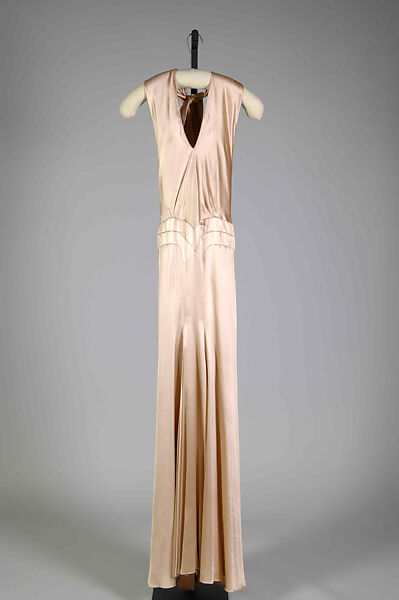 Evening dress, Attributed to Muriel King (American, 1900–1977), Synthetic, American 