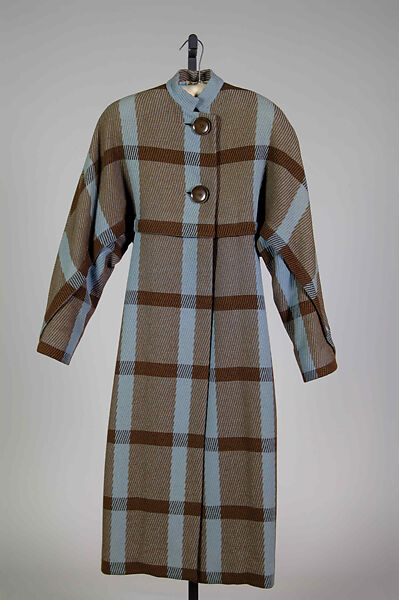 Coat, Robert Riley (American, born Canada, 1911–2001), Wool, silk, American 