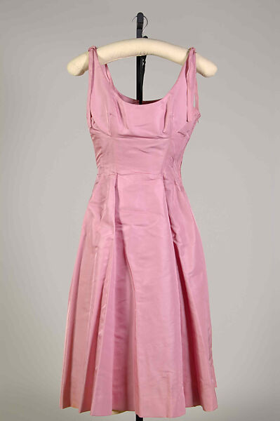 Cocktail dress, Mollie Parnis (American, 1902–1992), Silk, American 