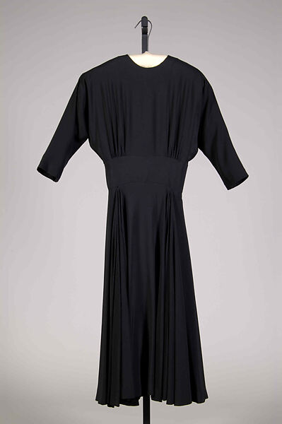 Dinner dress, Attributed to Norman Norell (American, Noblesville, Indiana 1900–1972 New York), Silk , American 