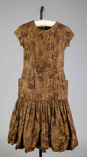 Dinner dress, Norman Norell (American, Noblesville, Indiana 1900–1972 New York), Silk, American 