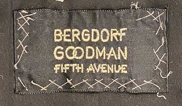 Suit, Bergdorf Goodman (American, founded 1899), Wool, fur, American