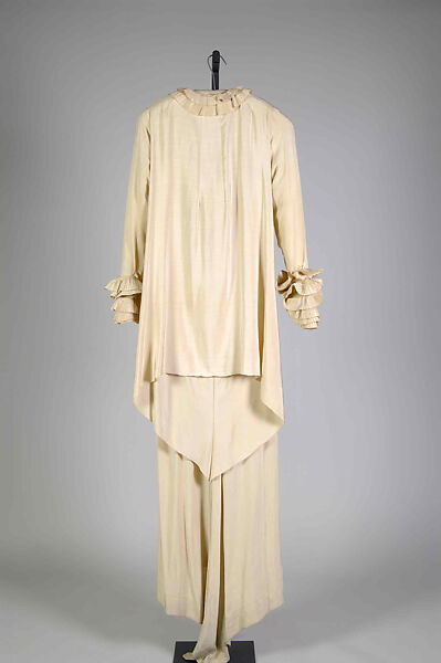 Dressing gown, Attributed to House of Worth (French, 1858–1956), Silk, French