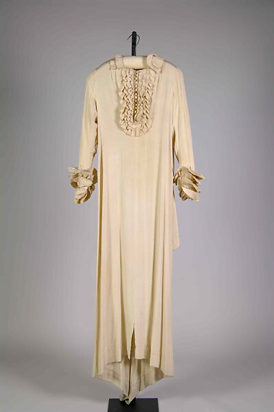 Dressing gown, Attributed to House of Worth (French, 1858–1956), Silk, French 