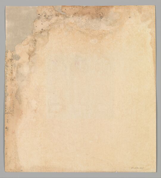 Design for three windows, Louis C. Tiffany (American, New York 1848–1933 New York), Watercolor, black ink, and graphite on paper mounted on board, American