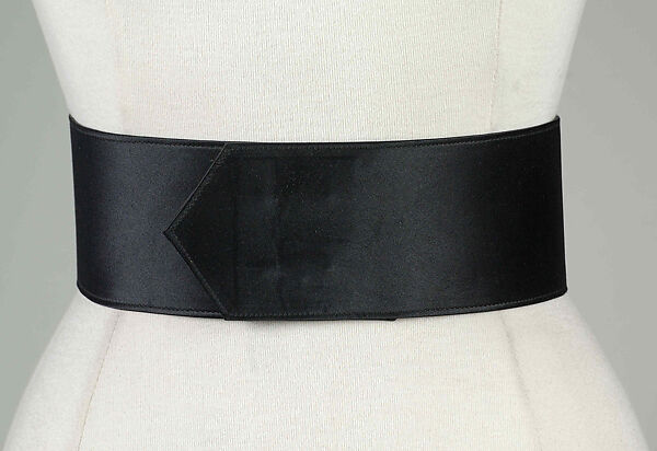 Evening belt, Silk, American